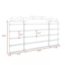 Soporte para esmalte de uñas, organizador de exhibición de prodctos, 5 niveles, estante de pared