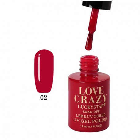 Esmalte de gel semipermanente Love Crazy (número 002)