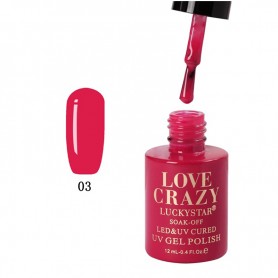 Esmalte de gel semipermanente Love Crazy (número 003)
