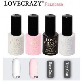 Lote de esmaltes semipermanente tipo francesa, 4 uds