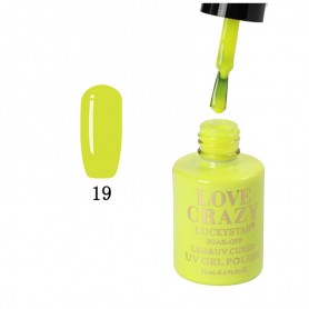 Esmalte de gel semipermanente Love Crazy (número 019)