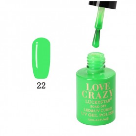 Esmalte de gel semipermanente Love Crazy (número 022)