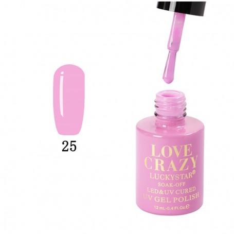 Esmalte de gel semipermanente Love Crazy (número 025)