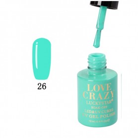 Esmalte de gel semipermanente Love Crazy (número 026)