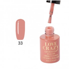 Esmalte de gel semipermanente Love Crazy (número 33)