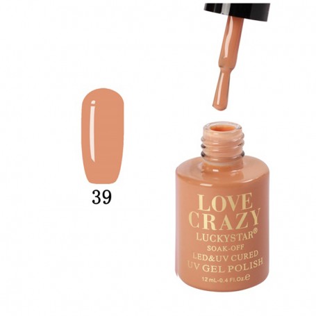 Esmalte de gel semipermanente Love Crazy (número 39)
