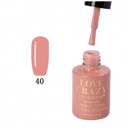 Esmalte de gel semipermanente Love Crazy (número 40)