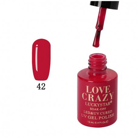 Esmalte de gel semipermanente Love Crazy (número 42)