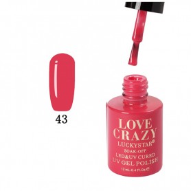 Esmalte de gel semipermanente Love Crazy (número 43)