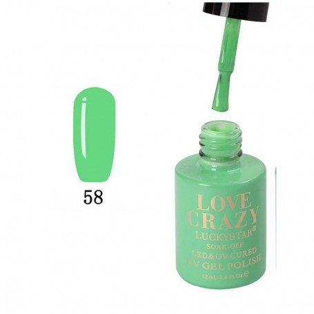 Esmalte de gel semipermanente Love Crazy (número 058)
