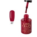 Esmalte de gel semipermanente Love Crazy (número 067)