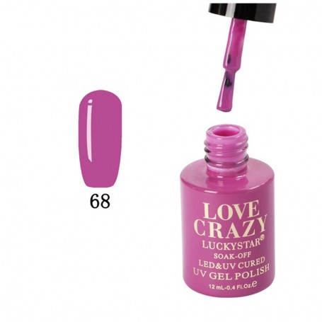 Esmalte de gel semipermanente Love Crazy (número 068)