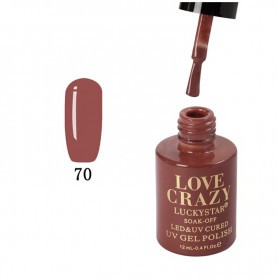 Esmalte de gel semipermanente Love Crazy (número 070)