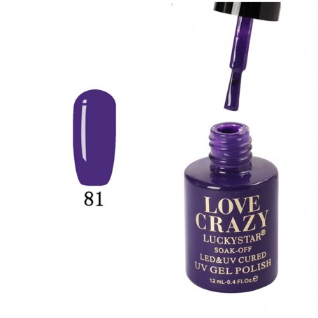 Esmalte de gel semipermanente Love Crazy (número 081)